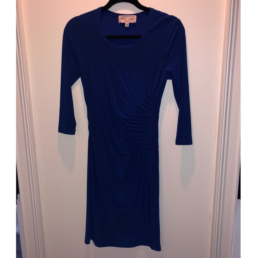 Royal blue dress